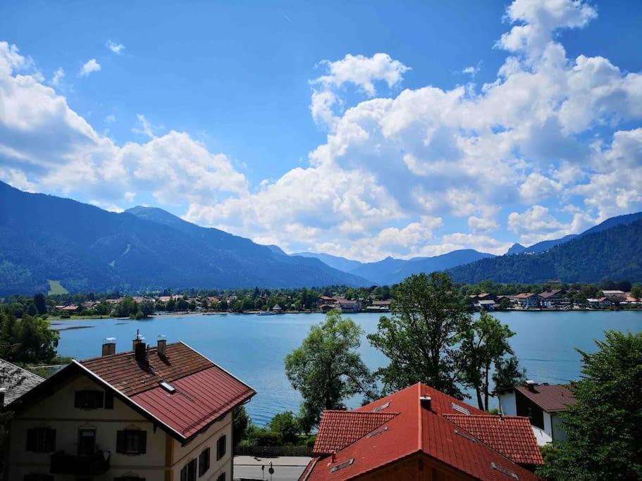 See- Und Bergblick In Bestlage Am テガーンゼー エクステリア 写真