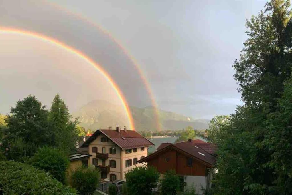See- Und Bergblick In Bestlage Am テガーンゼー エクステリア 写真