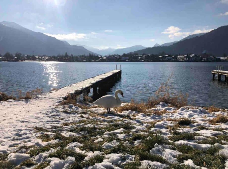 See- Und Bergblick In Bestlage Am テガーンゼー エクステリア 写真