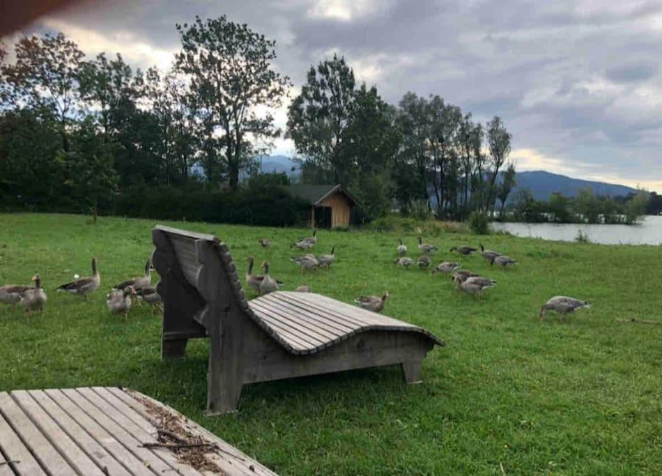 See- Und Bergblick In Bestlage Am テガーンゼー エクステリア 写真